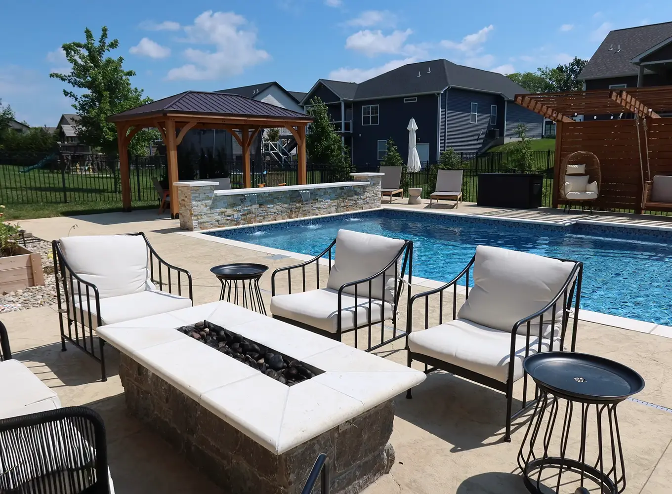 Patio and pool deck installation in Collinsville IL