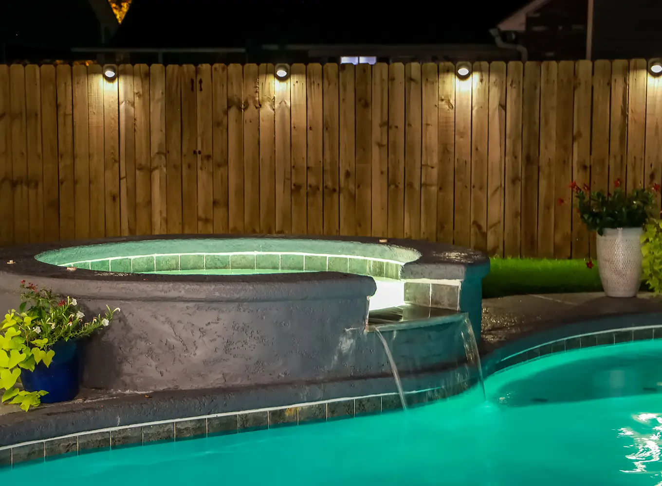 pool lighting options in collinsville il