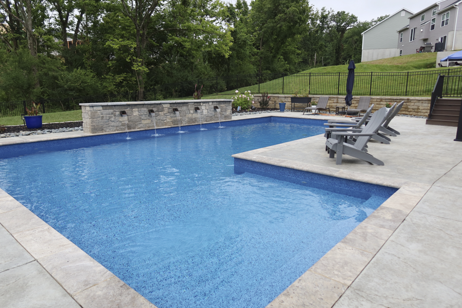 pool installation by Icon Outdoors - gallery image - collinsville il