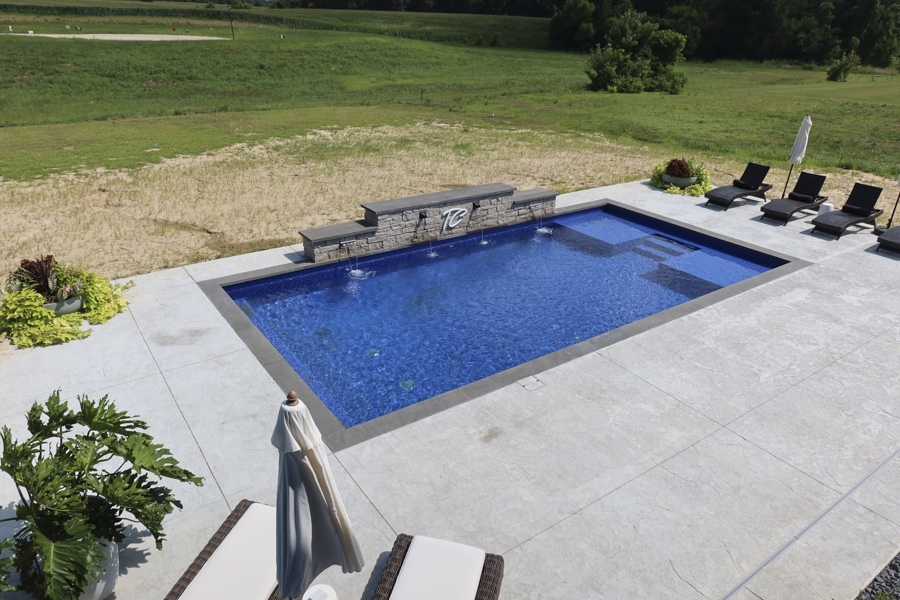 pool installation by Icon Outdoors - gallery image - collinsville il