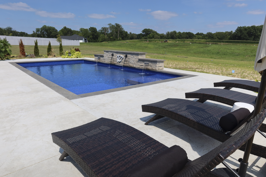 pool installation by Icon Outdoors - gallery image - collinsville il