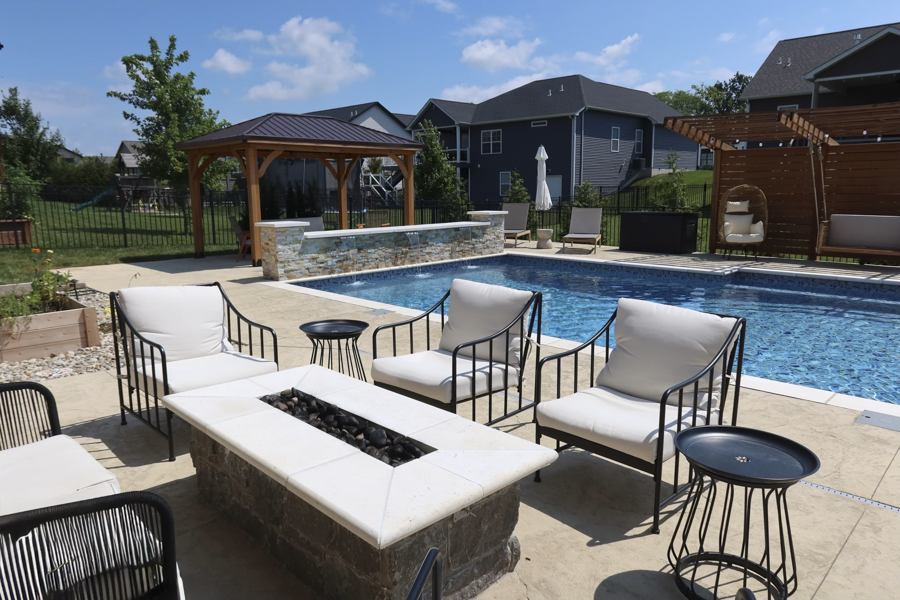 pool installation by Icon Outdoors - gallery image - collinsville il