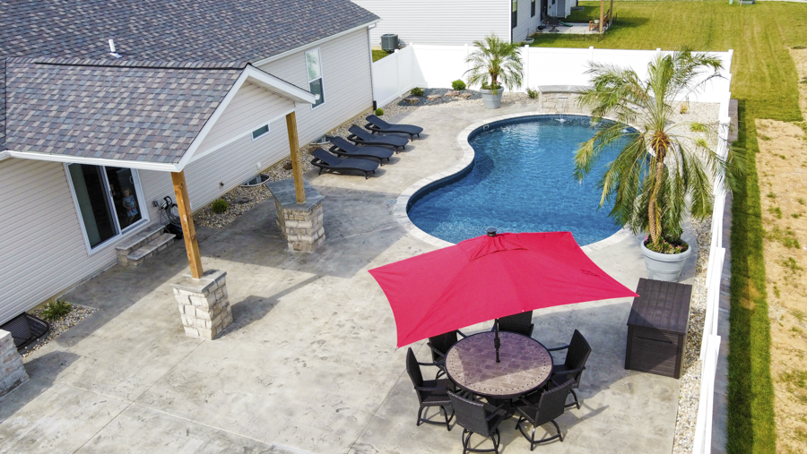 pool installation by Icon Outdoors - gallery image - collinsville il