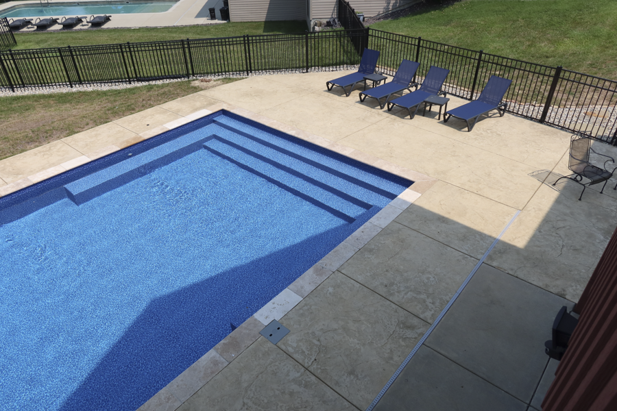 pool installation by Icon Outdoors - gallery image - collinsville il