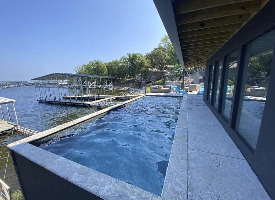 pool installation by Icon Outdoors - gallery image - collinsville il