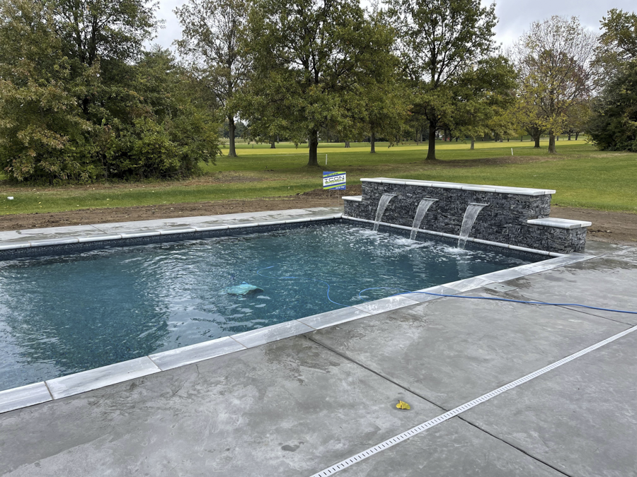 pool installation by Icon Outdoors - gallery image - collinsville il