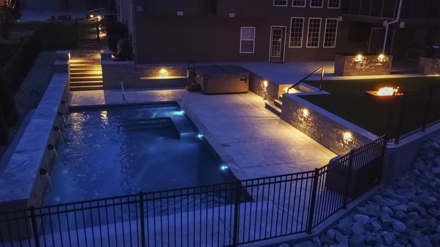 pool installation by Icon Outdoors - gallery image - collinsville il