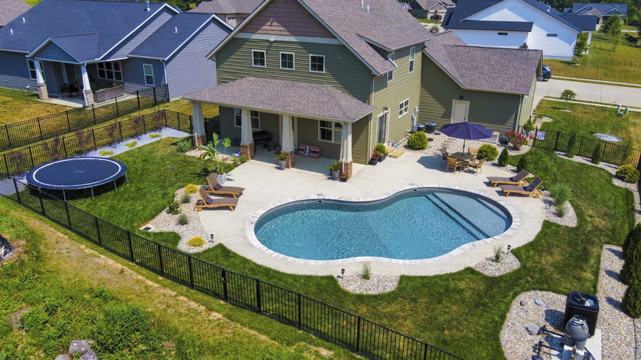 pool installation by Icon Outdoors - gallery image - collinsville il
