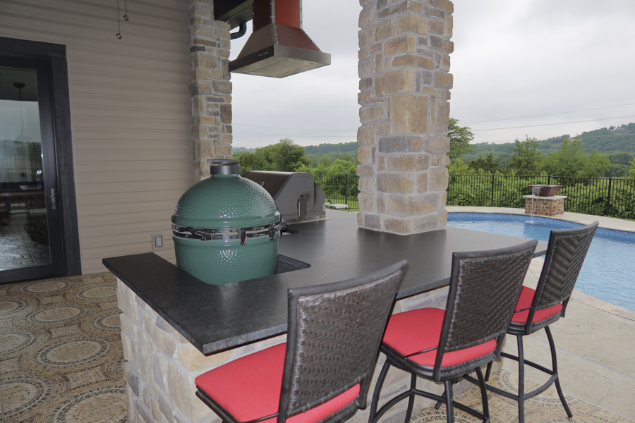 outdoor kitchen installation by Icon Outdoors - gallery image - collinsville il