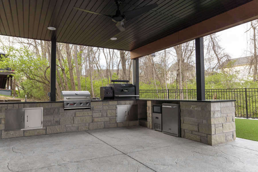 outdoor kitchen installation by Icon Outdoors - gallery image - collinsville il