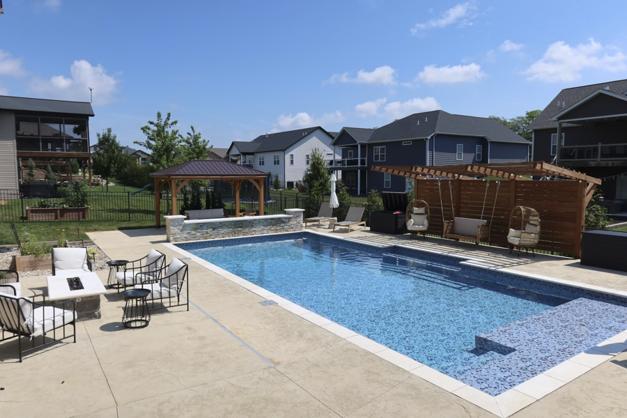 pool installation by Icon Outdoors - gallery image - collinsville il