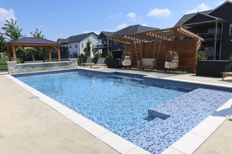 pool installation by Icon Outdoors - gallery image - collinsville il