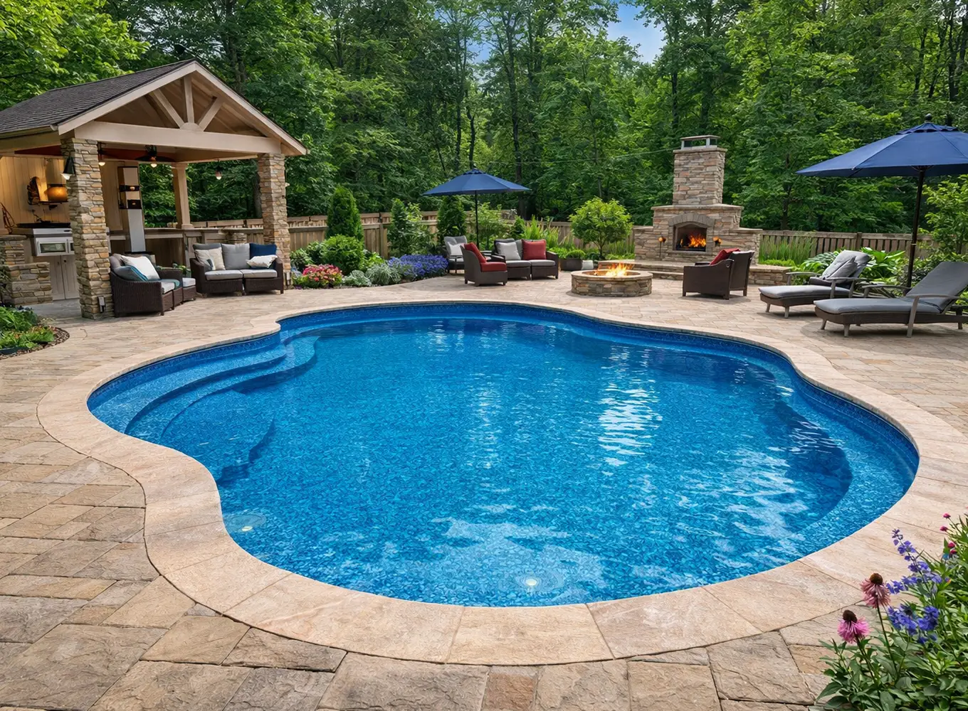 Fiberglass pool options in Collinsville IL